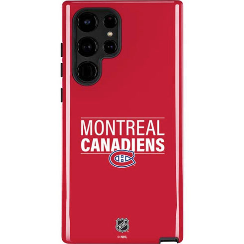 NHL Montreal Canadiens Lineup Galaxy S25 Ultra Impact Case